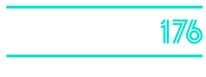 Channel176 White Logo with Transparent Background